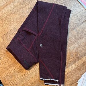 Lululemon Burgundy Leggings